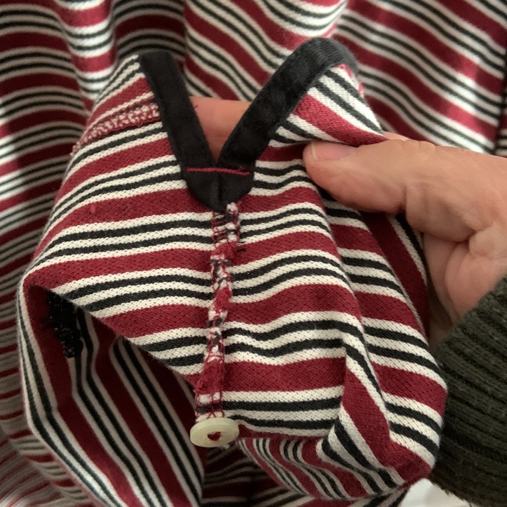 Daniel Cremieux Classics Red Heather Long Sleeve Pullover Shirt. XL NWT. - Picture 6 of 9